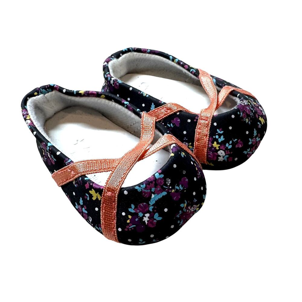 American Girl Floral Flats Shoes Coconut Cutie Ballet Flats Shoes 0704BKG